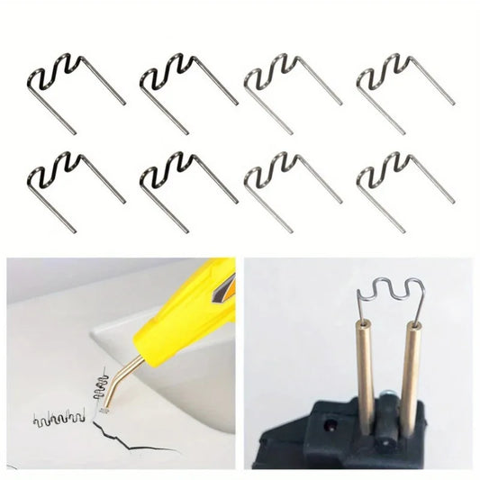 100-300pcs 0.8mm Hot Stapler Staples for Plastic Bumper Repair - Pre-Cut Stainless Steel Wave Nails for Car Welding Tool Peaceful Pleasures Health and Wellness