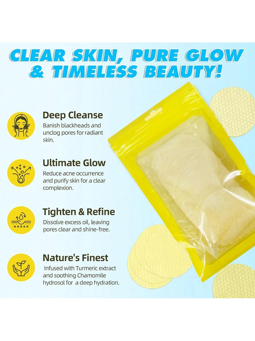 GZE Kojic Acid & Turmeric Cleansing Pads | Brightening Exfoliant