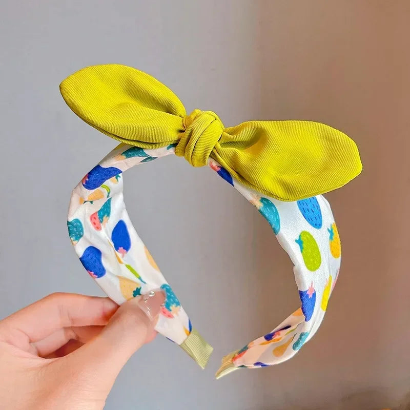 Girls Strawberry Headband – Cute Kids Hair Hoop Accessory