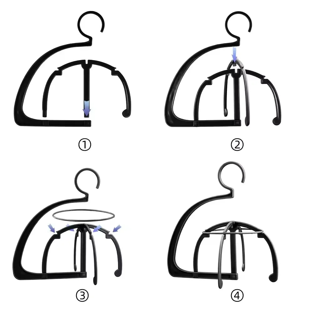 Hanging Wig Stand Holder for Lace Wigs & Hair Extensions