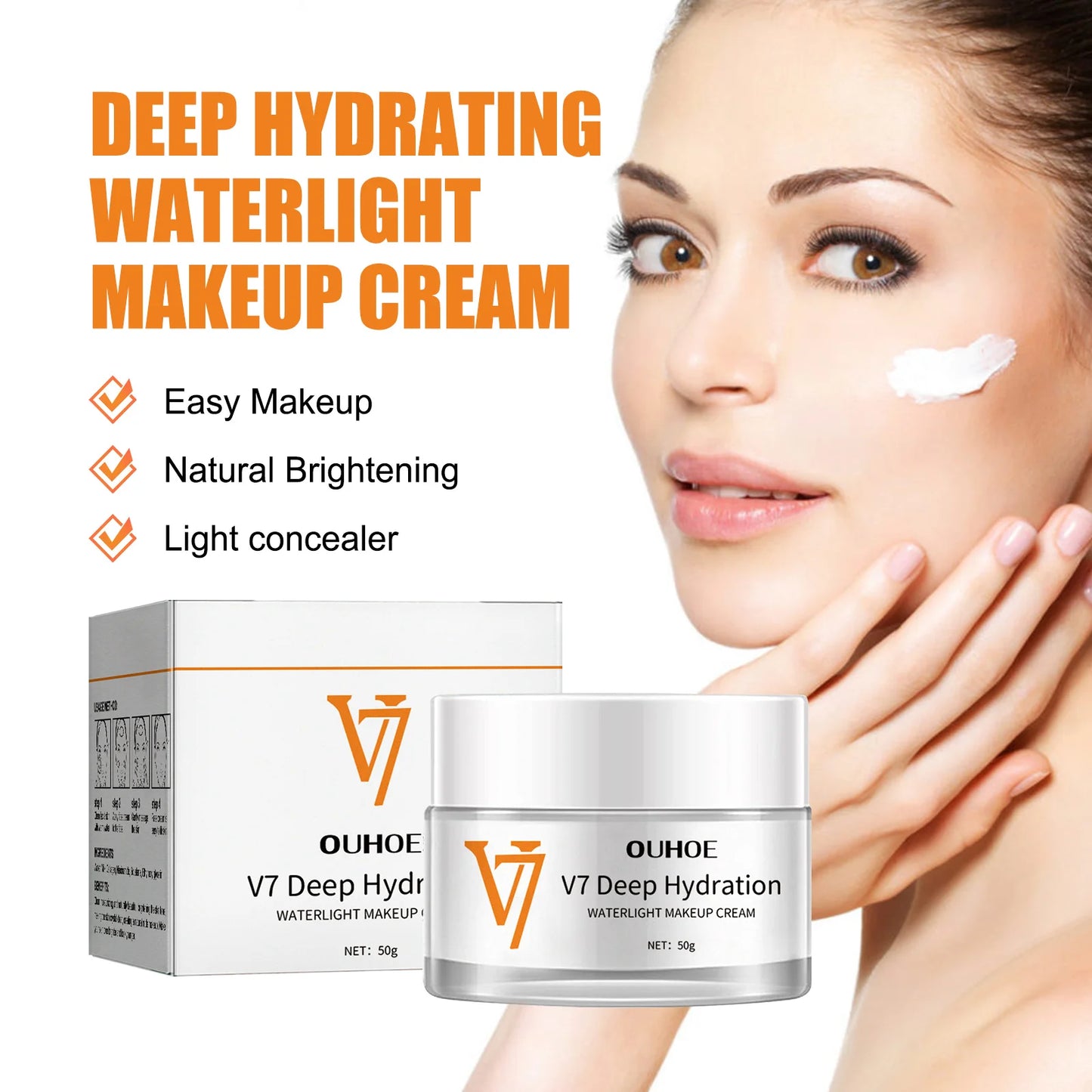 Ouhoe V7 Face Cream – Deep Hydration & Brightening Moisturizer