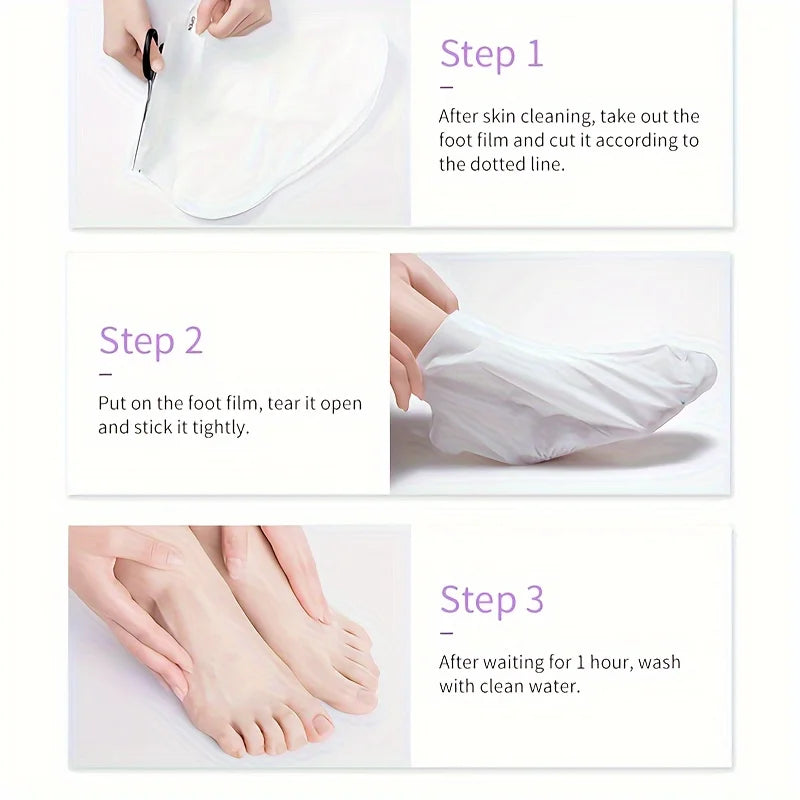 GZE Foot Peel Mask – Dead Skin & Callus Remover for Soft Feet