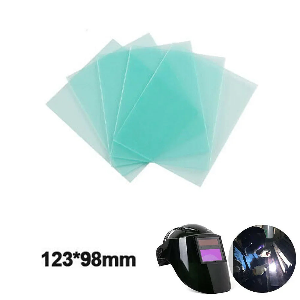 Welding Helmet Lens Cover Protector Plates – 10-Pack PC Shield