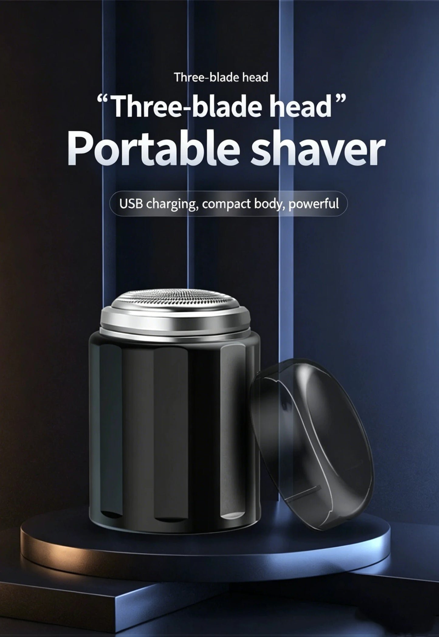 Men electric shaver mini portable shaver painless shaving trimmer razor facial beard travel office home use safety razor shaver Peaceful Pleasures Health and Wellness