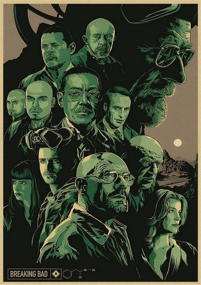 Breaking Bad Canvas Wall Art Poster | TV Series Home Decor