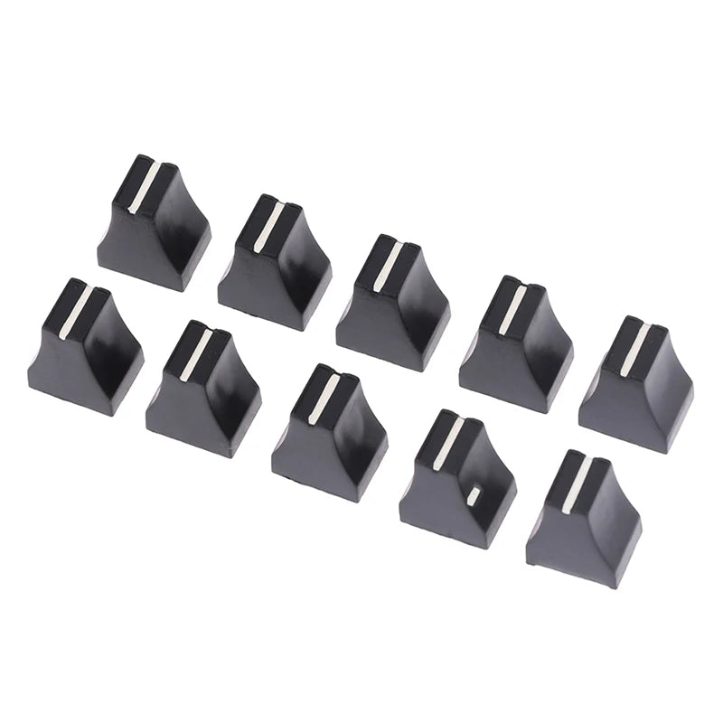 10pcs Mixer Press Button Cap Console Cap 10×8×12.5mm Mixer Press Button Cap DJ Disc Player Switch Cap Peaceful Pleasures Health and Wellness 10pcs one size