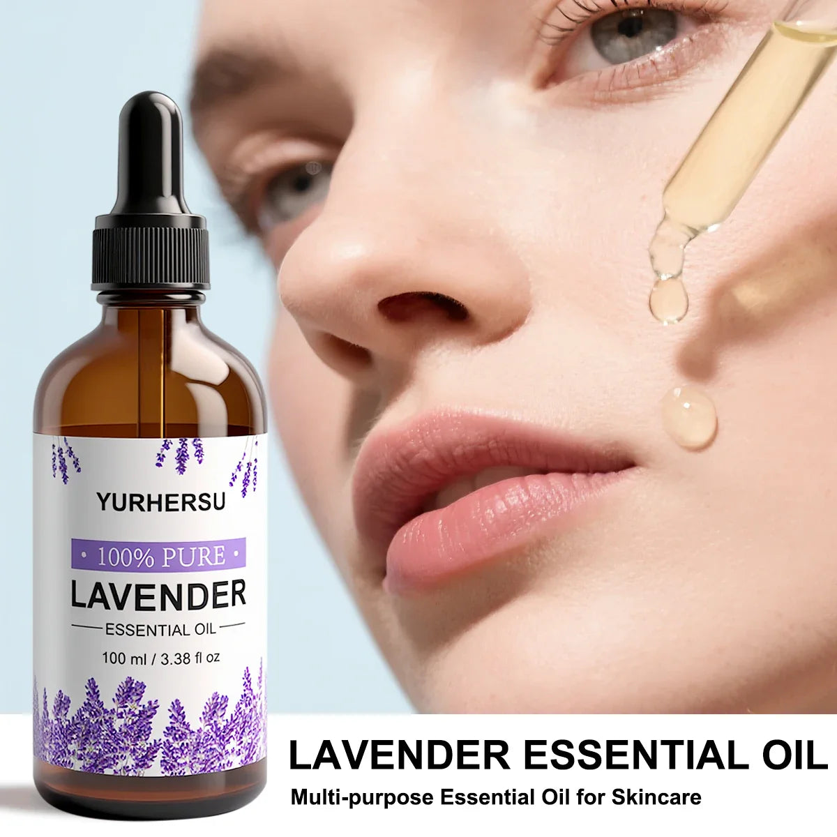 100% Pure Lavender Essential Oil – Aromatherapy & Skin Care