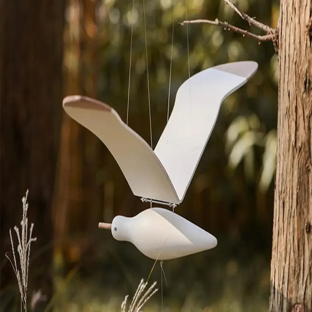 Wooden Seagull Wall Hanging Mobile | Nursery & Room Decor