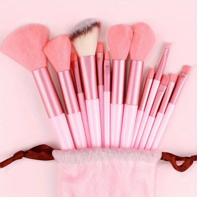 RUNTOIN 13-Piece Professional Makeup Brush Set – Travel Kit