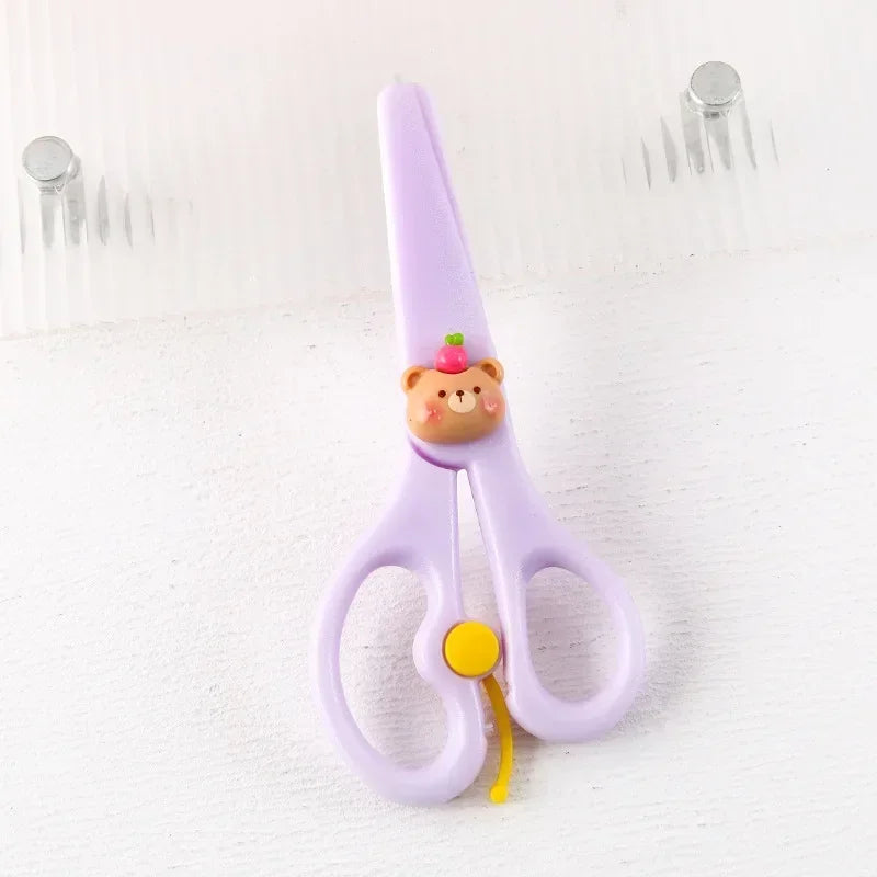 Cute Cartoon Safety Scissors for Kids – Craft & Art Set