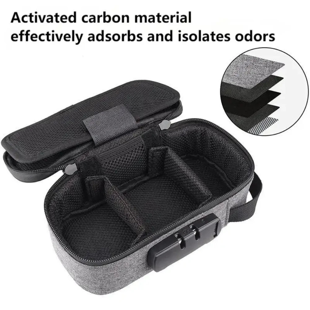 Large Smell Proof Bag with Combo Lock & Activated Carbon