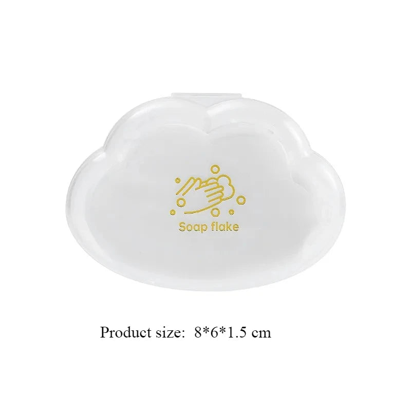 Disposable Soap Paper Travel Hand Soap Tablets Mini Paper Travel Camping Peaceful Pleasures Health and Wellness white 50PCS