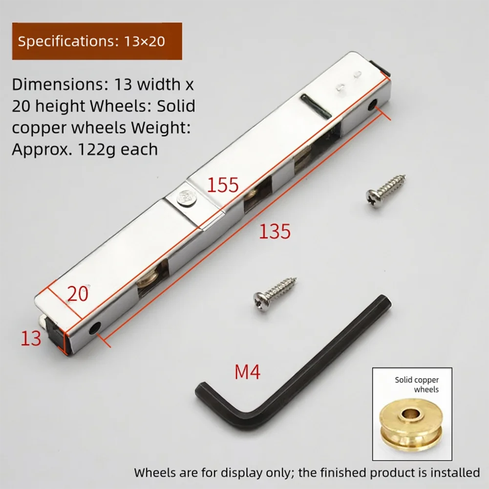 Stainless Steel Sliding Door Roller & Window Pulley Hardware