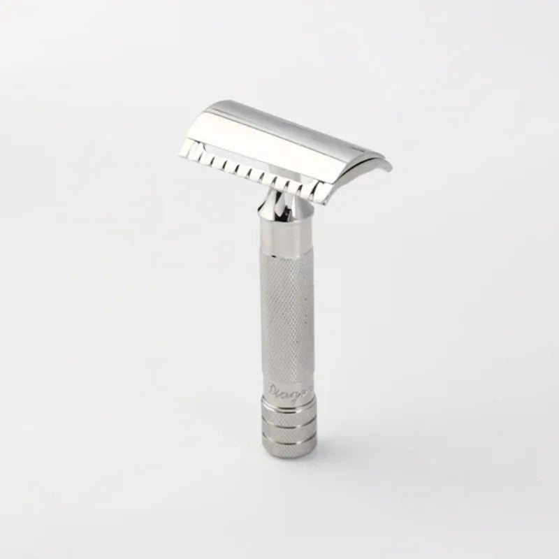 2026 Yaqi Diagonal Slant Safety Razor Stainless Steel Lightweight Portable 0.35mm Blade Gap for Smooth Shaving Experience Peaceful Pleasures Health and Wellness RAASS2477