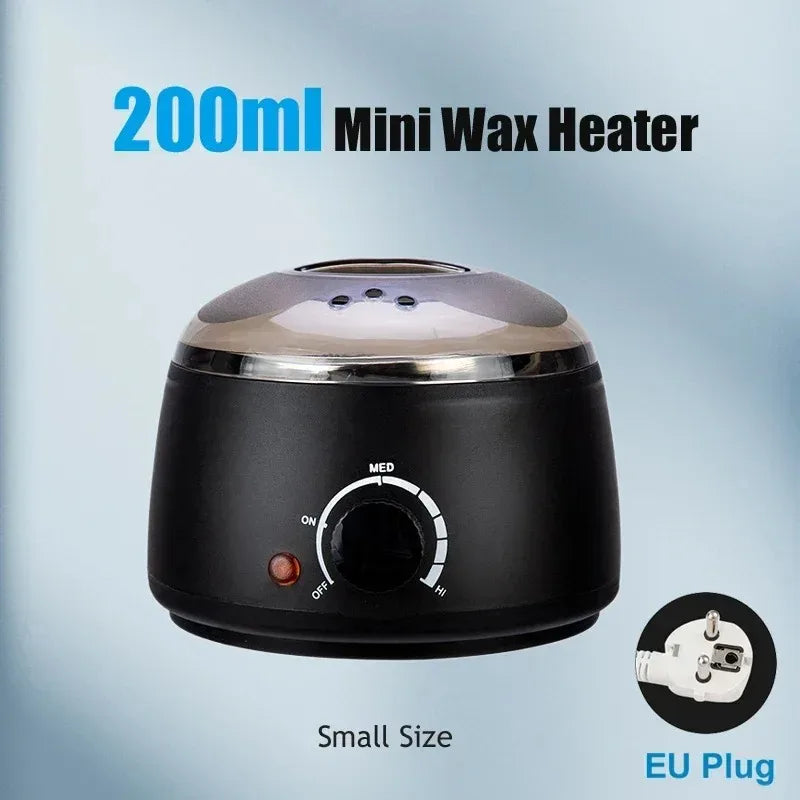 Wax Melting Pot Wax Heater for Hair Removal Waxing Warmer Dipping Pot Wax Melting Machine Depilation Paraffin Warmer Peaceful Pleasures Health and Wellness 035-B-EU-200ML