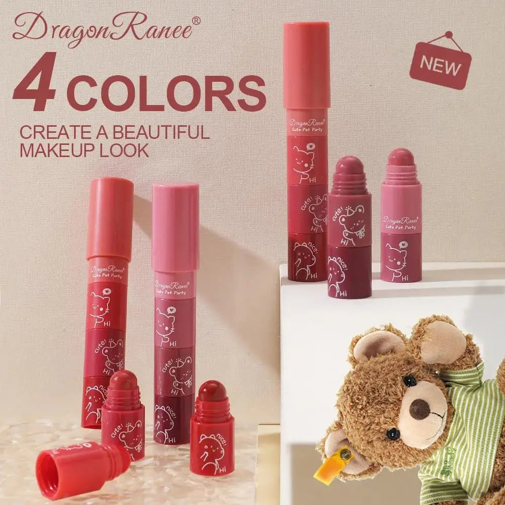 Dragon Ranee 4-in-1 Velvet Matte Lipstick Set – Waterproof Lip Kit