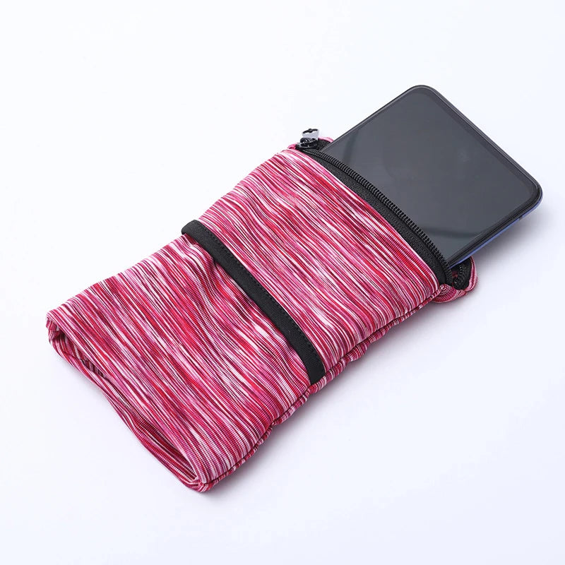 Bag For Mobile Phone Case Armbands mp3/mp4 Bags Sleeve Bags For Jogging Cell Phone Accessories Woman Running Wrist Holder Peaceful Pleasures Health and Wellness