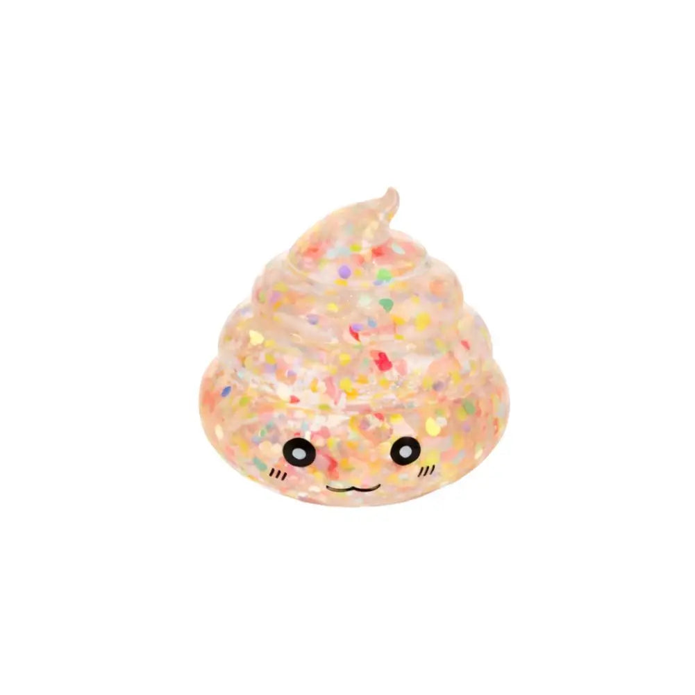Squishy Dumpling Sensory Toy | Colorful Glitter Squeeze Toy