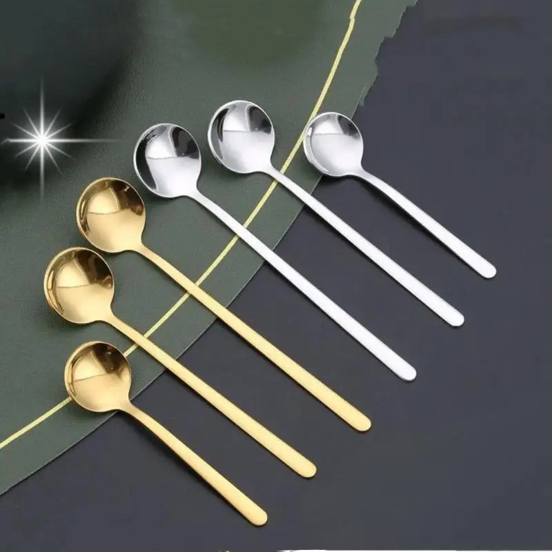 10-Piece Stainless Steel Coffee Spoons Set | Teaspoons & Dessert