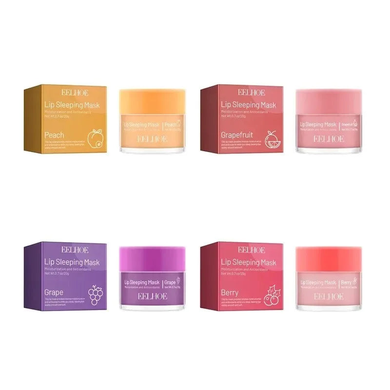 Moisturizing Sleeping Lip Mask Night Lips Care Multiple Colors Cute Makeup Maintenance Lip Anti-Cracking Lip Oil Care Cosmetics Peaceful Pleasures Health and Wellness
