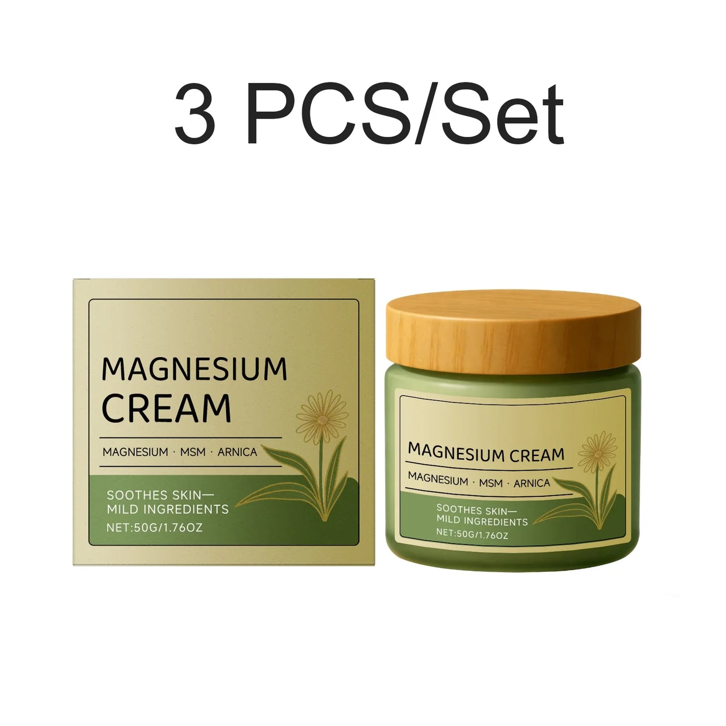 Hoygi Magnesium Body Cream 50g – MSM & Arnica Moisturizer