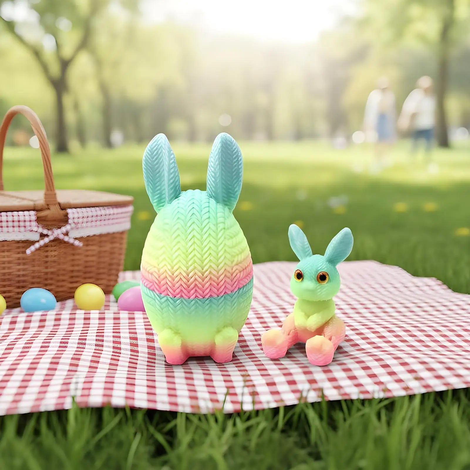 Easter 3D Printed Egg Easter Desktop Decor Desktop Ornament Toys For Bookcase Window Sill Bookshelf Display Cabinet Dressing Peaceful Pleasures Health and Wellness