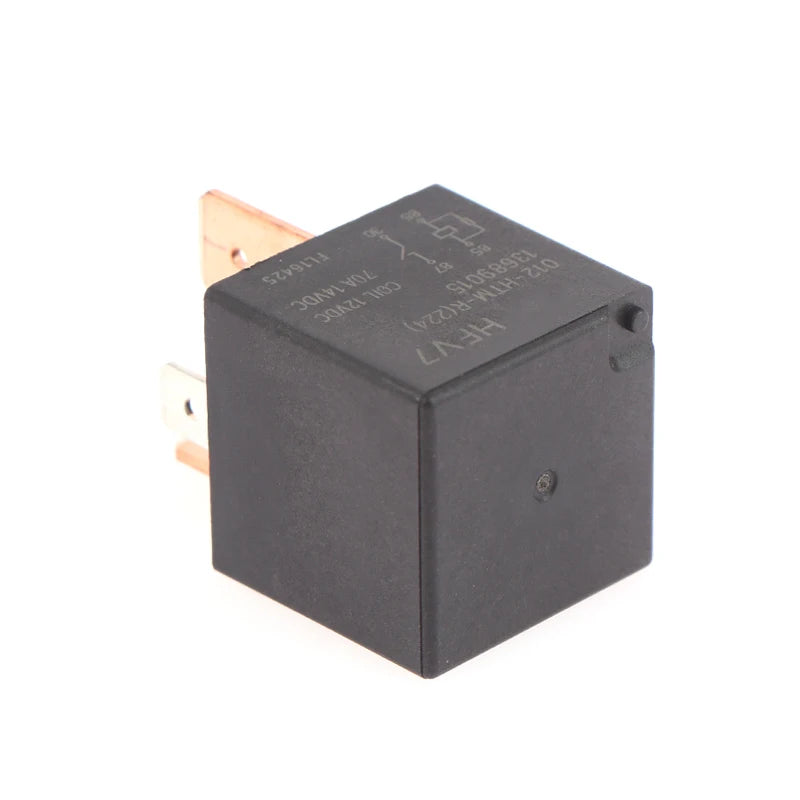 1 PC 12V Relay HFV7 012-HTM-R 70A 12VDC 4Pins Car Relay Peaceful Pleasures Health and Wellness