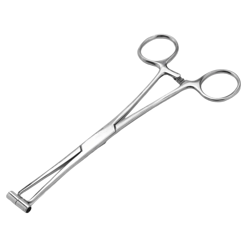 A36T-2X Septum Forcep Stainless Steel Needle Clamp, Body Piercing Tool Professional Puncture Tool For Eyebrow Pierced Peaceful Pleasures Health and Wellness
