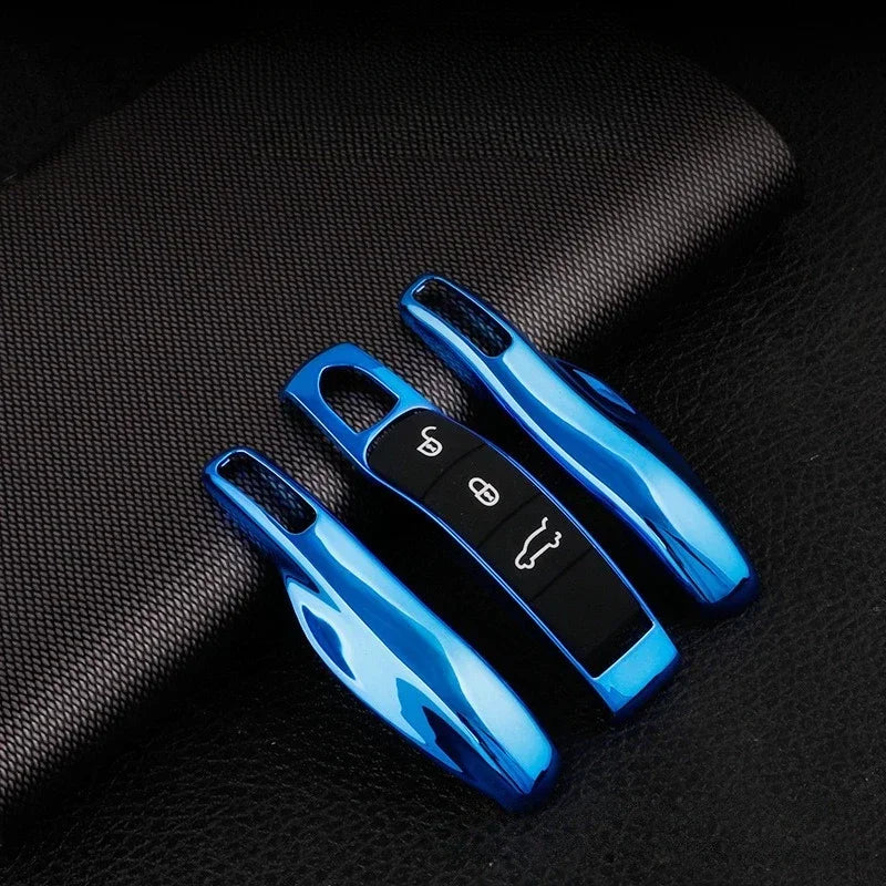 Car Smart Remote Key Case Fob Covers Set Shell for Porsche Panamera Spyder Carrera Macan Boxster Cayman Cayenne 911 970 981 991 Peaceful Pleasures Health and Wellness
