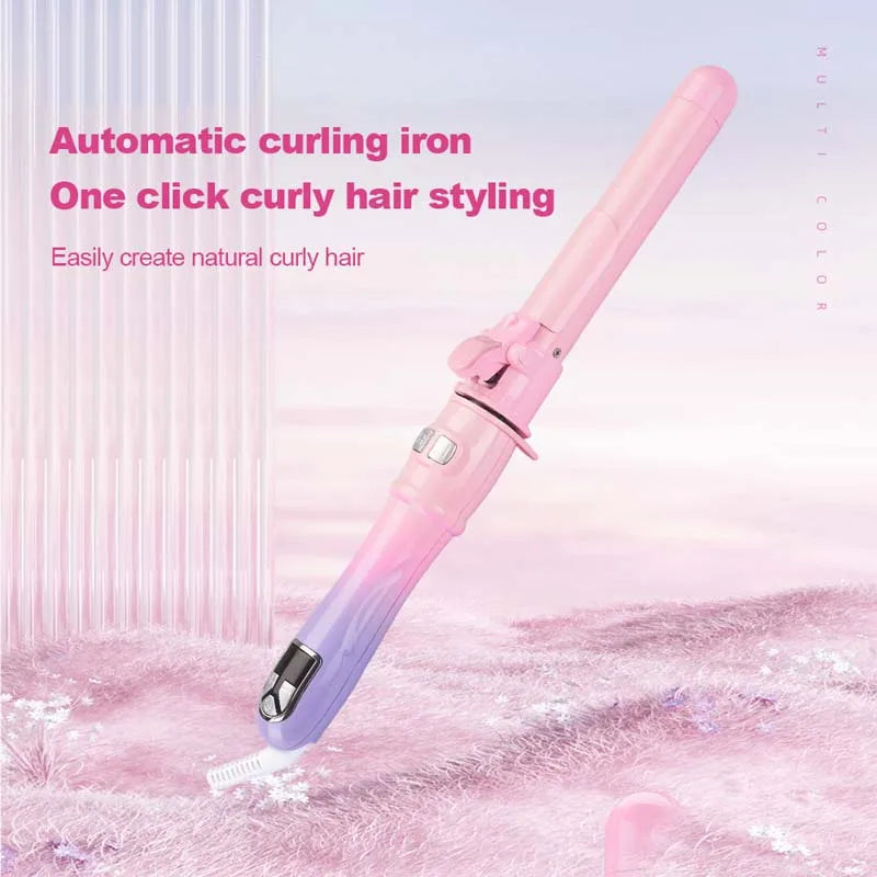 New Hot Curling Iron Hair Iron Selling Ceramic Barrel Automatic Rotating Curling Wands Waver Hair Styling Hair Curlers Peaceful Pleasures Health and Wellness