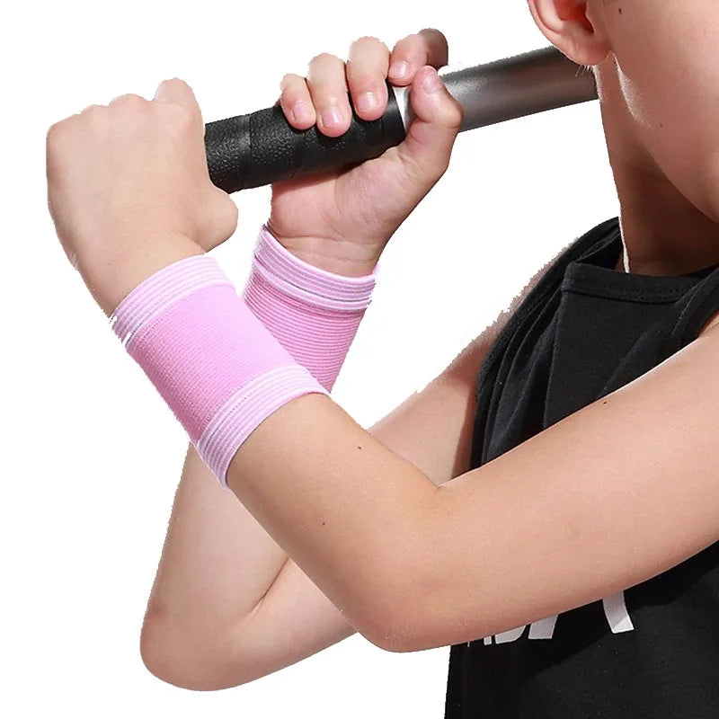 1 Pair Kids Compression Sleeves Foot Arch Support,Kids Children Ankle Brace,Plantar Fasciitis Sock for sprained ankle or sports Peaceful Pleasures Health and Wellness 1Pair-pink-wrist S (20KG)