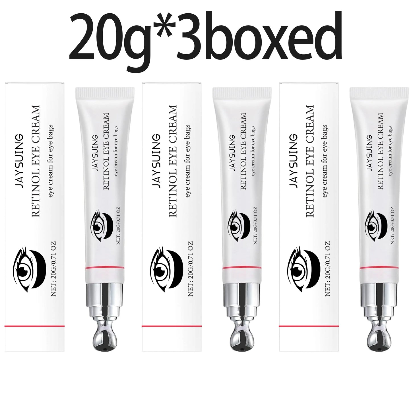 Jaysuing Retinol Roller Eye Cream | Depuff, Brighten & Firm