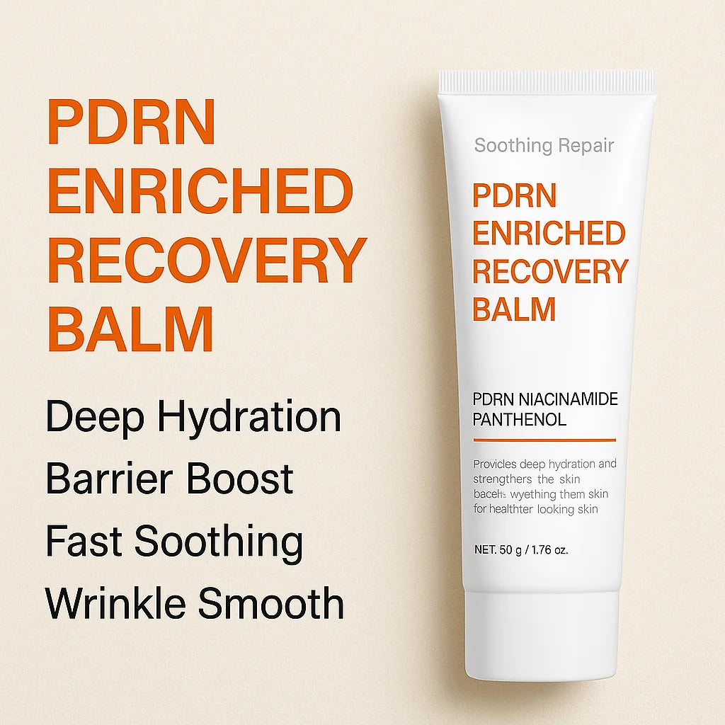 Soothing Repair PDRN Enriched Recovery Balm with Niacinamide & Panthenol, Deep Hydration & Skin Barrier Repair, 50g Face Balm fo Peaceful Pleasures Health and Wellness
