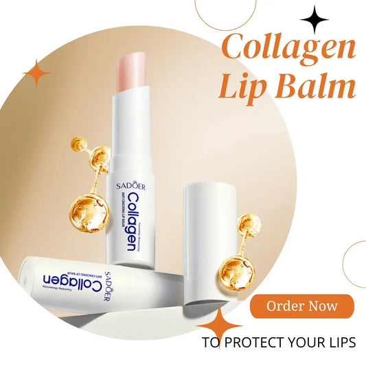 1/3/5PCS Collagen Lip Balm Moisturizing Anti-Cracking, Brightening & Repairing Lip Care with Nourishing Hydration ﻿ Peaceful Pleasures Health and Wellness