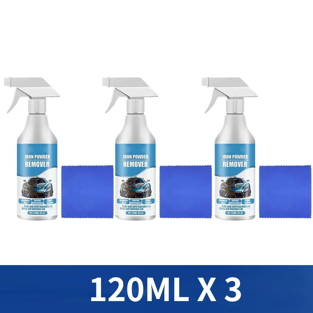 Car Wheel Rust Remover Spray – Iron & Brake Dust Cleaner