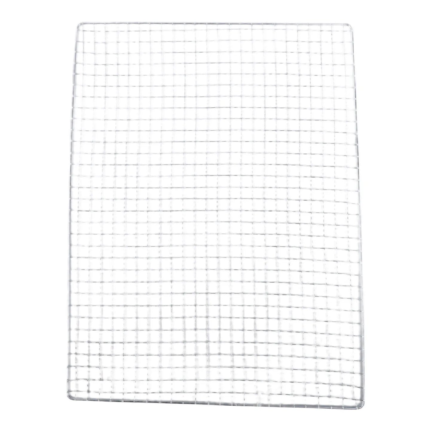 Square Roast Grate Net Grid Galvanized Iron BBQ Fish Meat Vegetable