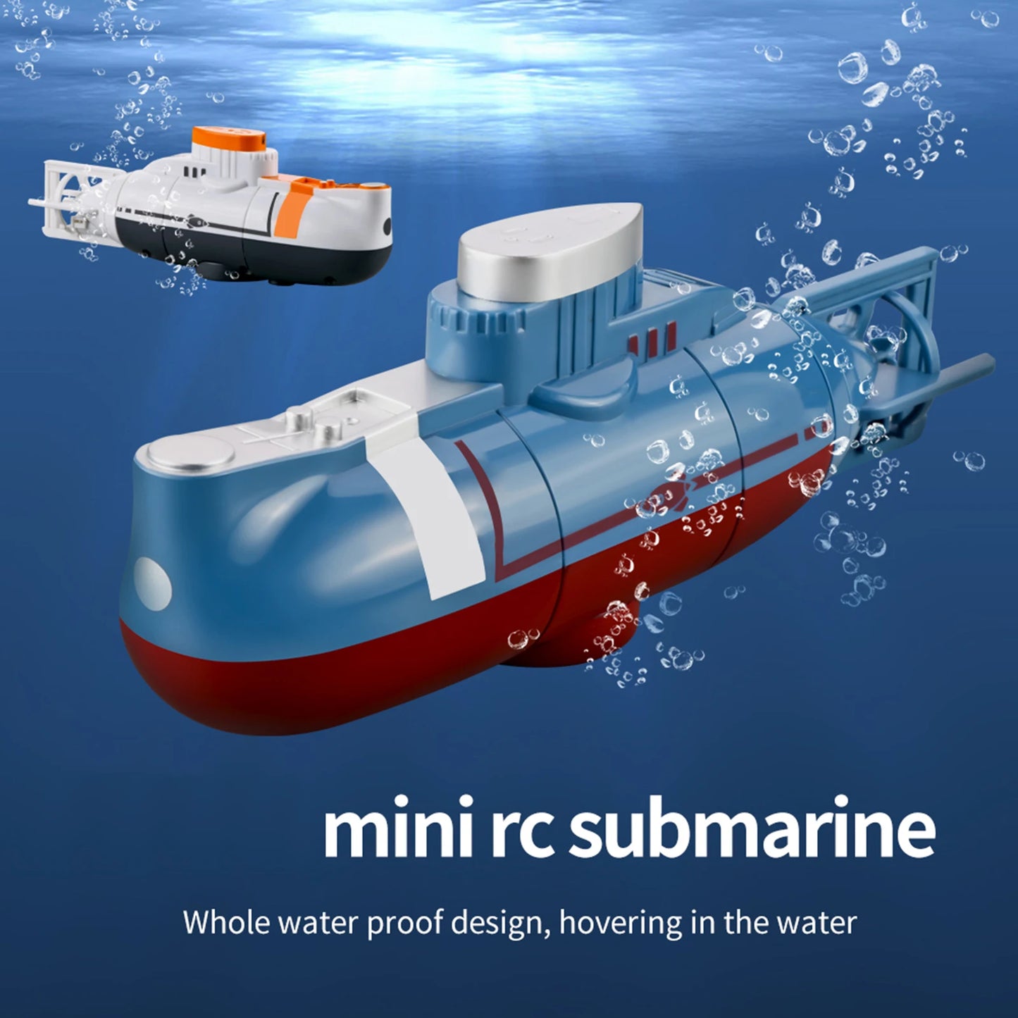 Mini RC Submarine 0 1m S Speed Remote Control Boat Waterproof Diving
