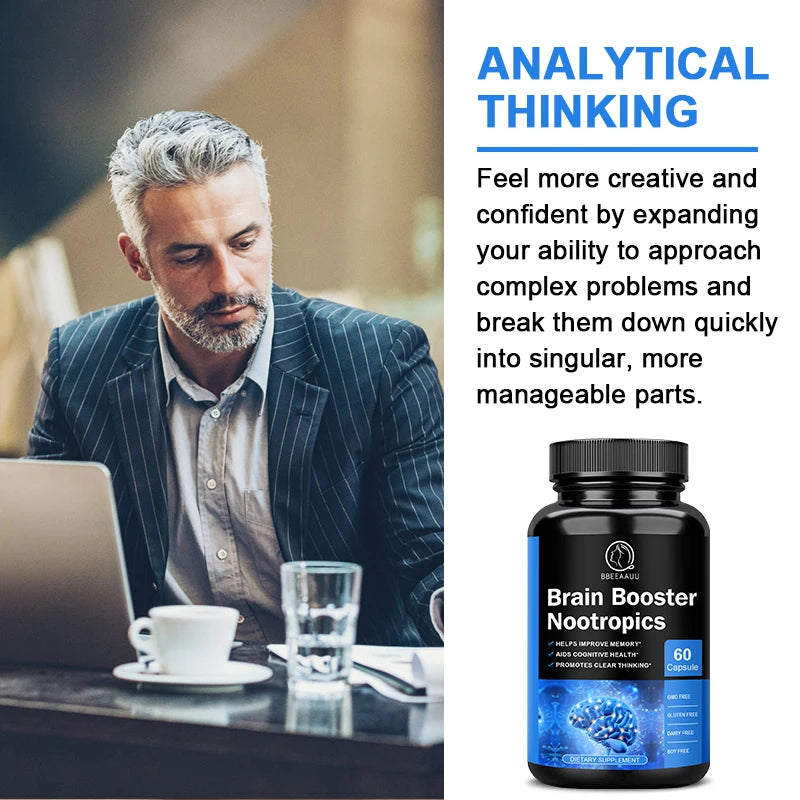 Phosphatidylserine 100mg Capsules – Memory & Focus Brain Support Nootropic Supplement Peaceful Pleasures Health and Wellness