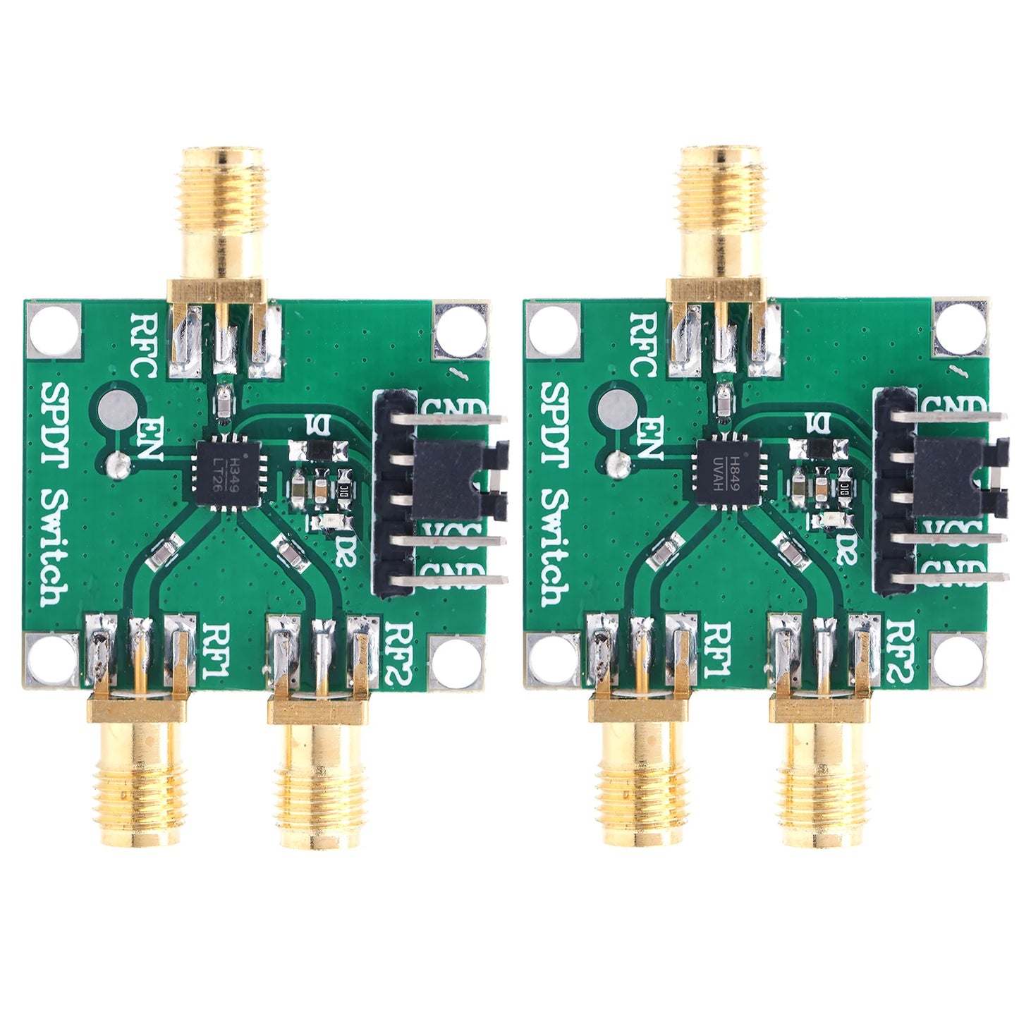 Industrial Supplies 3‑5V RF Module Single Pole Double Throw Board 50Ohms Input Output Impedance SMA Interface Peaceful Pleasures Health and Wellness