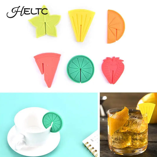 Silicone Wine Glass Markers & Drink Charms – 6 Pack Wine Glass Charms Peaceful Pleasures Health and Wellness