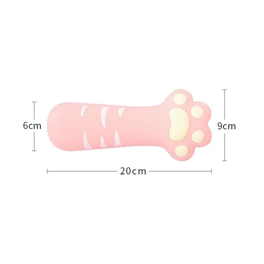 Cartoon Cute Cat Claw Silicone Pencil Case High Appearance Large Capacity Pencil Stationery Boxes Zipper Stationery Pencil Bags Peaceful Pleasures Health and Wellness