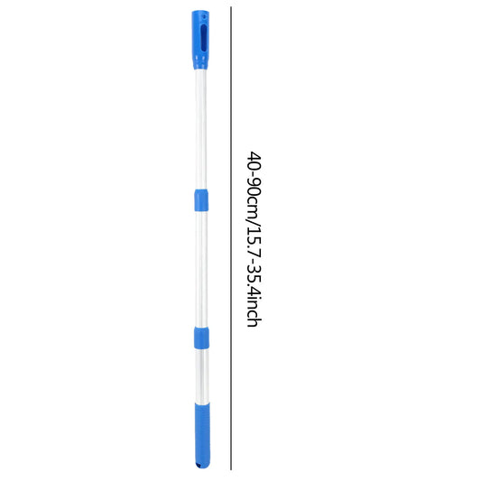 Swimming Pool Skimmer Telescopic Pole Pond Cleaning Debris Leaf Rake Skimmer with Adjustable Telescopic Pole Peaceful Pleasures Health and Wellness Default Title