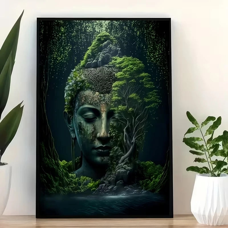 Modern Buddhism Canvas Wall Art Print | Zen Home Decor