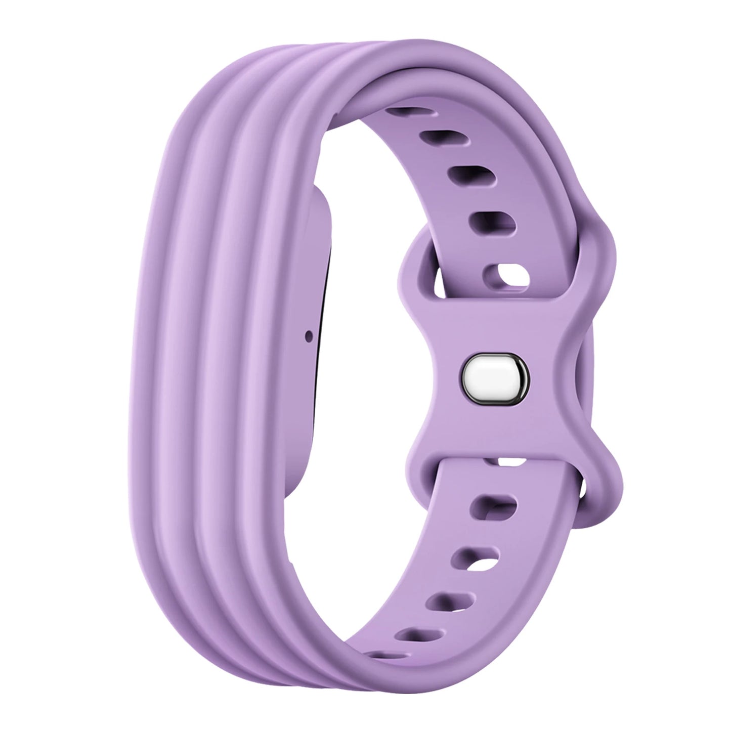 Silicone Sport Band For Google Fitbit Air Portable Fitness Tracker Band Adjustable Buckle Replacement Straps for Everyday Wear Peaceful Pleasures Health and Wellness Lilac large 283mm