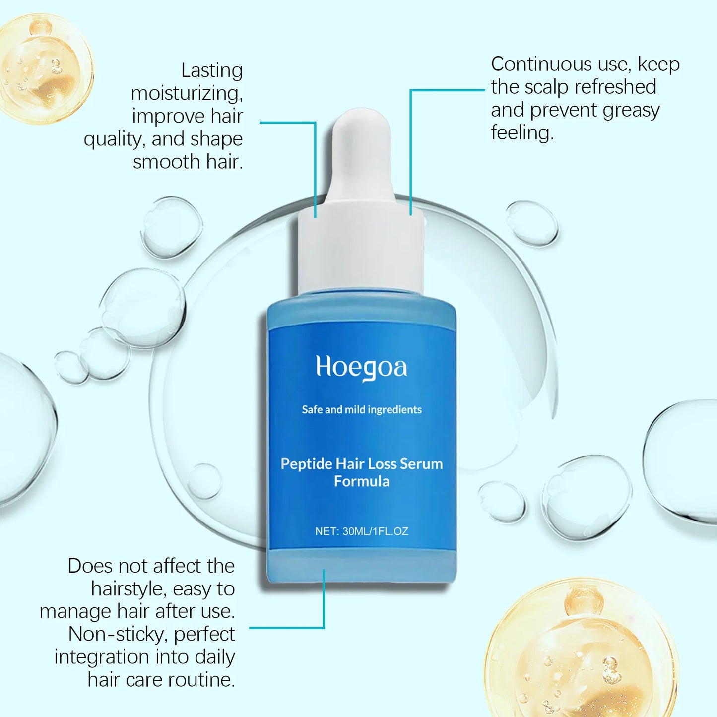 HOEGOA Hair Growth Essence – Stop Hair Loss & Grow Thicker Hair