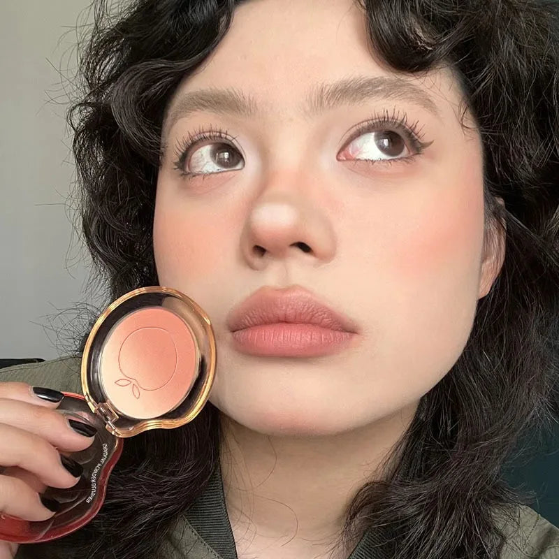 Matte Gradient Blush Powder Palette | Peach Pink & Nude Rouge