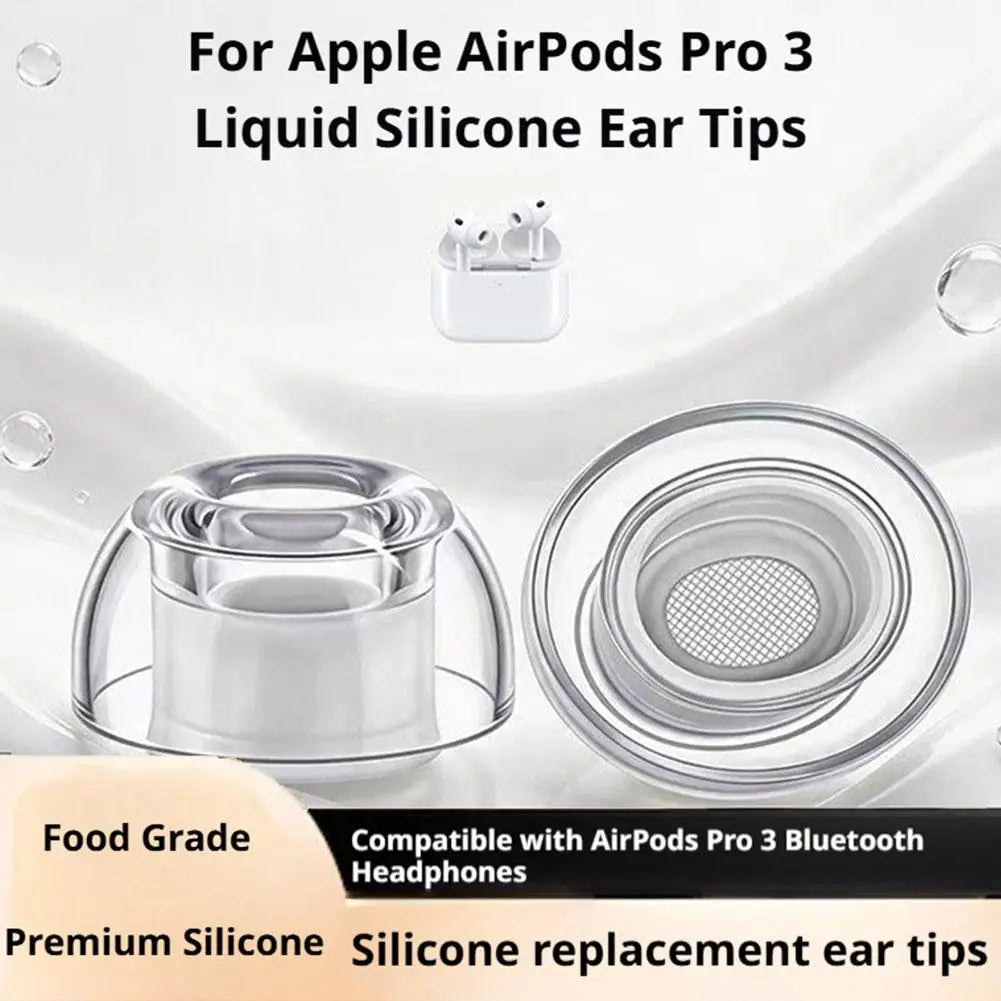 Silicone Ear Tips for AirPods Pro 3 | Anti-Slip Replacement Caps