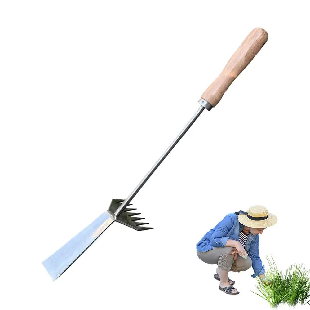 Manual Weeders Heavy Duty Metal 2 In 1 Garden Puller Gardening Lawn Weeder Sapling Puller For Yard Backyard Outdoor Farm Peaceful Pleasures Health and Wellness A China Mainland