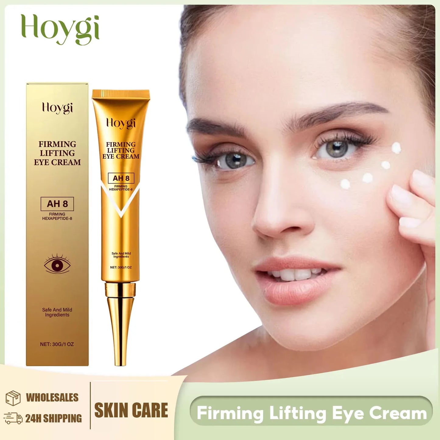 Peptide Eye Care Cream Reduce Eye Fine Lines Lightening Dark Circles Eye Bags Removal Anti Puffiness Firming Lifting Eye Cream Peaceful Pleasures Health and Wellness
