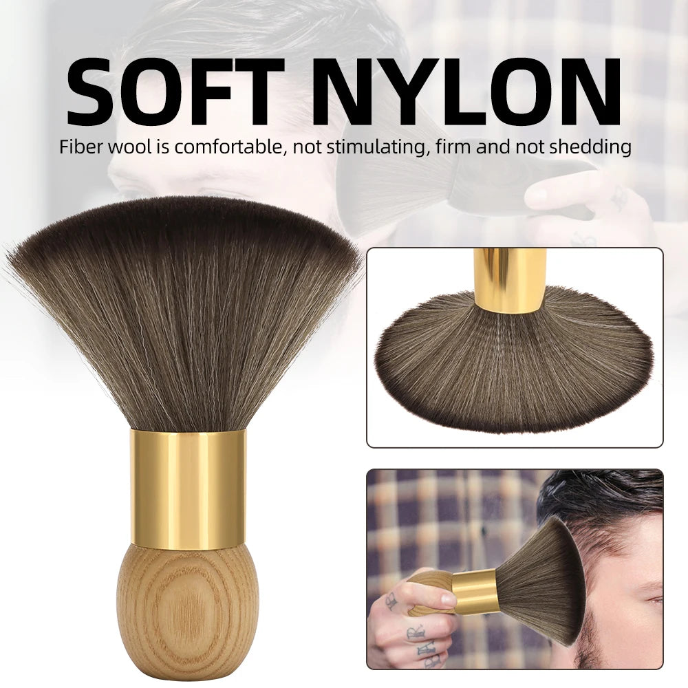 Salon Special Haircut Tool Face Makeup Brushes Hairdressing Cleaning Soft Brush Hair Sweeping Hair Brush Neck Brush Barber Tools Peaceful Pleasures Health and Wellness